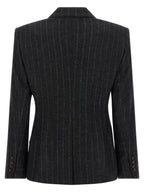 Brunello Cucinelli Gray Virgin Wool Blazer