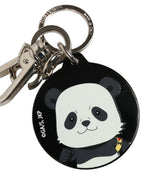 Dolce & Gabbana Black Kaisen Panda Chibi Charm Metal Keychain Keyring