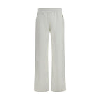 Moncler White Cotton Casual Pants