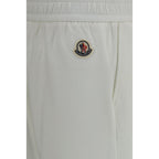 Moncler White Cotton Casual Pants