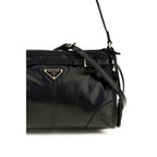Prada Black Calf Leather Bos Taurus Handbag