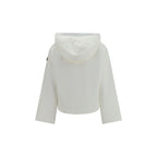 Moncler White Cotton Sweatshirt