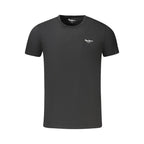 Pepe Jeans Black Cotton Mens T Shirt