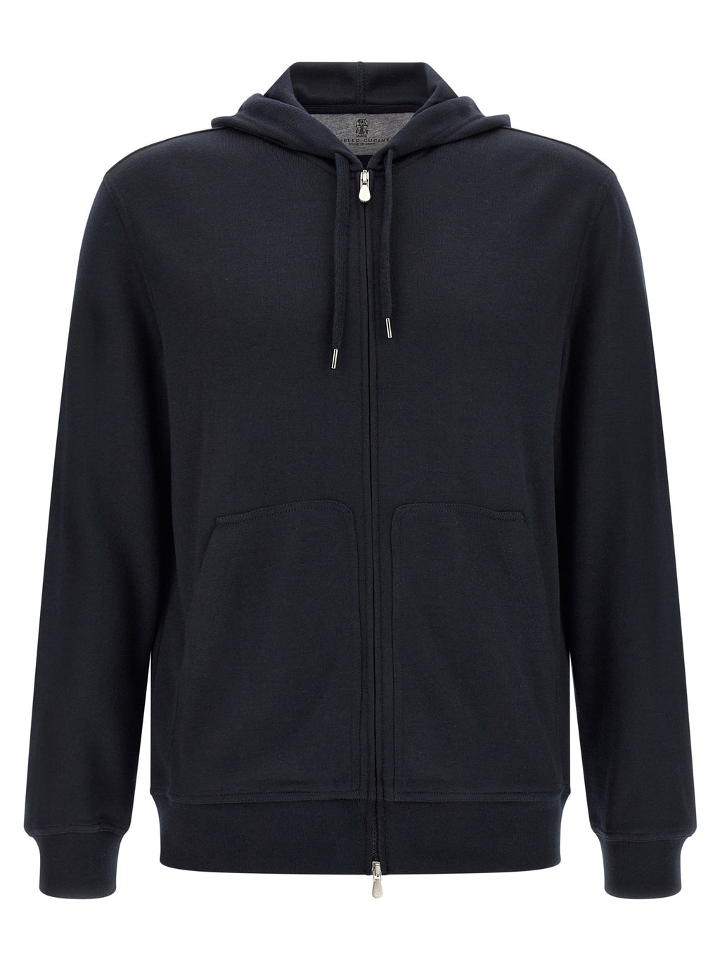Brunello Cucinelli Blue Cashmere Sweatshirt