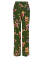 Etro Bicolor Polyester Casual Pants