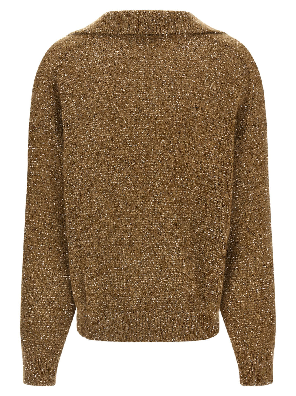 Brunello Cucinelli Brown Polyamide Polo Shirt