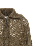 Brunello Cucinelli Brown Polyamide Cardigan