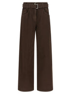 Brunello Cucinelli Brown Cotton Jeans Denim