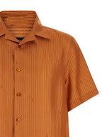 Fendi Orange Silk Blouse