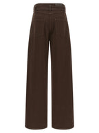 Brunello Cucinelli Brown Cotton Jeans Denim