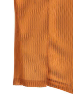 Fendi Orange Silk Blouse