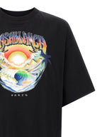 Casablanca Black Organic Cotton T-Shirt