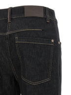 Brunello Cucinelli Blue Cotton Flared Jeans