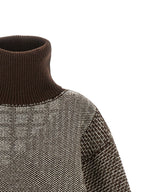 MM6 Maison Margiela Brown Wool Short Dress