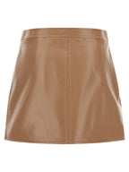 Courrèges Beige Cotton Long Skirt