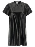 Courrèges Black Viscose Short Dress
