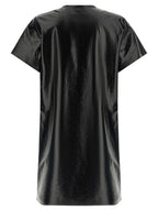 Courrèges Black Viscose Short Dress