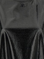Courrèges Black Viscose Short Dress