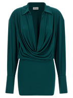 The Andamane Bicolor Polyester Short Dress