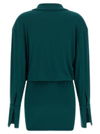 The Andamane Bicolor Polyester Short Dress