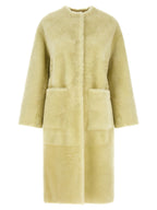 BLANCHA Bicolor Lamb Fur Coat