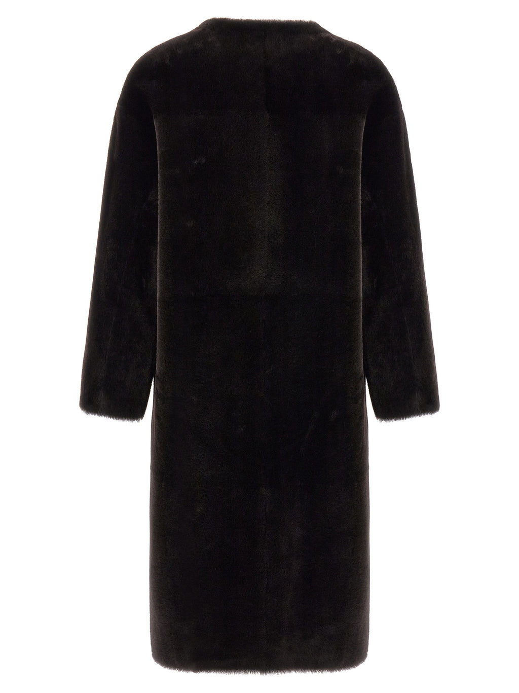 BLANCHA Brown Lamb Fur Coat