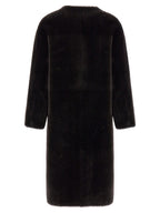BLANCHA Brown Lamb Fur Coat