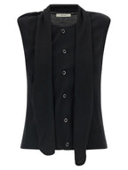 Lemaire Black Wool Sleeveless Jacket