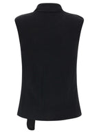 Lemaire Black Wool Sleeveless Jacket