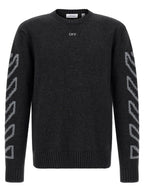 Off-White Gray Wool Cardigan