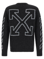 Off-White Gray Wool Cardigan