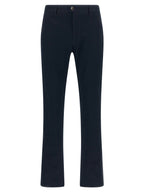 Incotex Blue Cotton Casual Pants