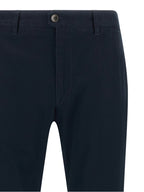Incotex Blue Cotton Casual Pants