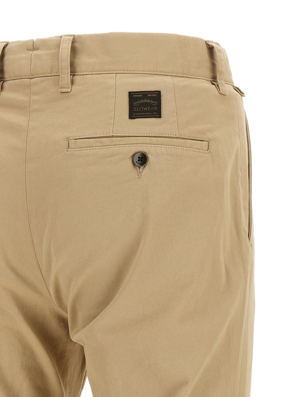 Incotex Beige Cotton Chino Pants