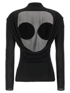 Jean Paul Gaultier Black Viscose Cardigan