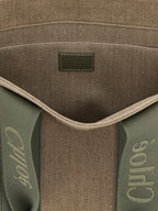 Chloé Bicolor Linen Tote Bag