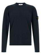 Stone Island Blue Cotton Cardigan