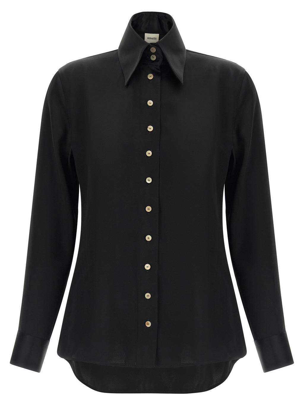 Khaite Black Acetate Blouse