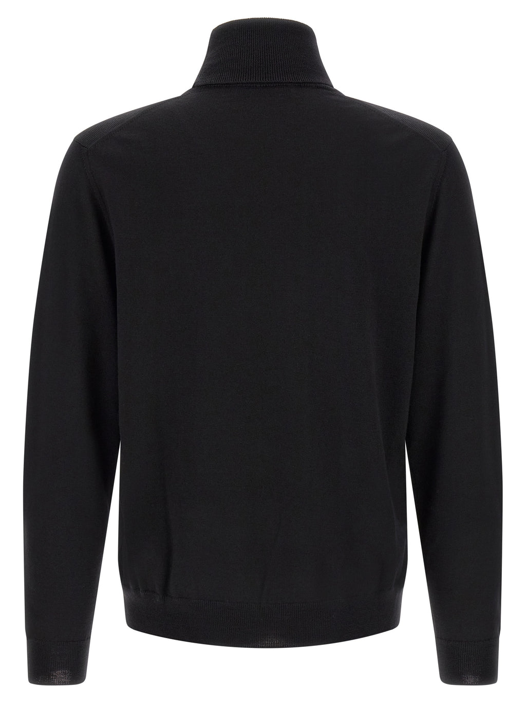 ZANONE Black Virgin Wool Cardigan