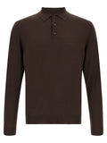 ZANONE Brown Virgin Wool Cardigan