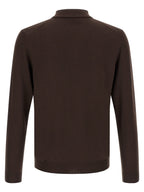 ZANONE Brown Virgin Wool Cardigan