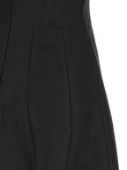 Khaite Black Wool Long Dress