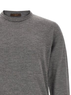 ZANONE Gray Virgin Wool Cardigan