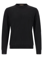 ZANONE Black Virgin Wool Cardigan