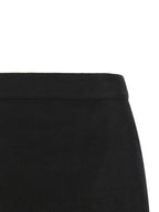 Rick Owens Black Ramie Long Skirt