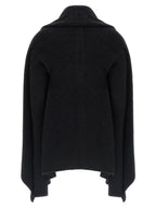 Rick Owens Black Marabou Cardigan