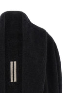 Rick Owens Black Marabou Cardigan