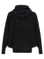 Rick Owens Black Marabou Sweatshirt