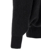 Rick Owens Black Marabou Sweatshirt