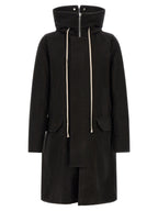 Rick Owens Black Cotton Parka